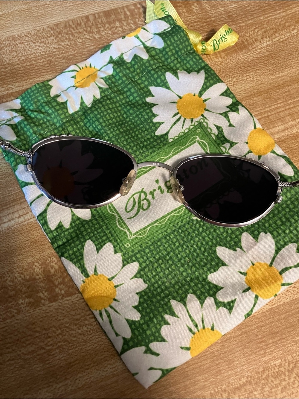 🌸Brighton Silver ‘Shenandoah’ Handmade Oval Sunglasses - Picture 5 of 10